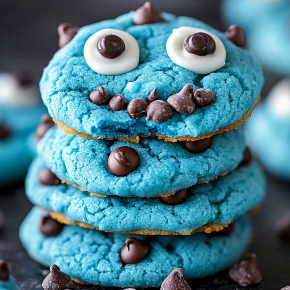 Easy Cookie Monster Cookie Recipe