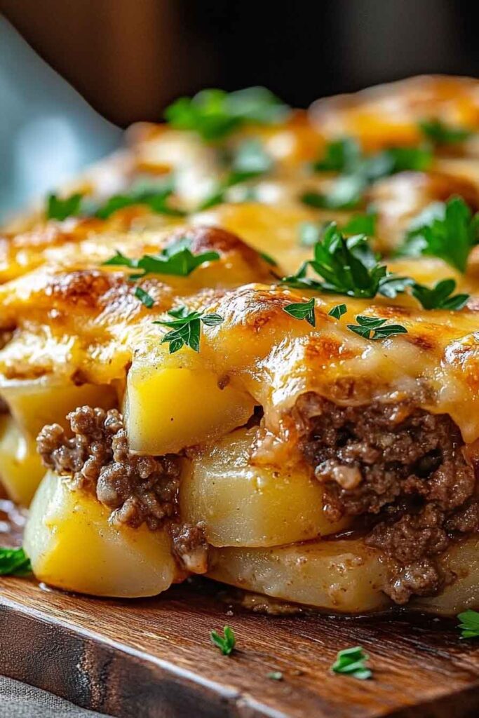 Hamburger Potato Casserole Recipe