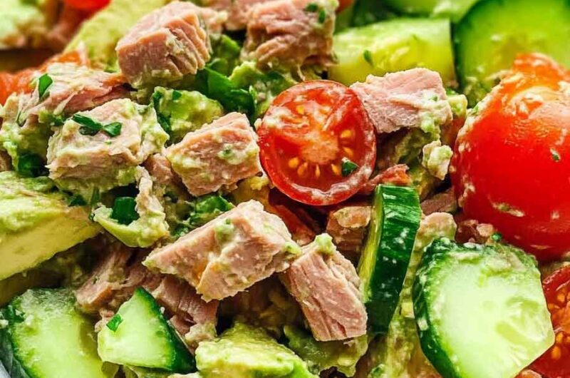 Fresh Avocado Tuna Salad Recipe