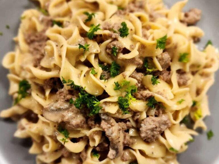 Ground Beef Stroganoff