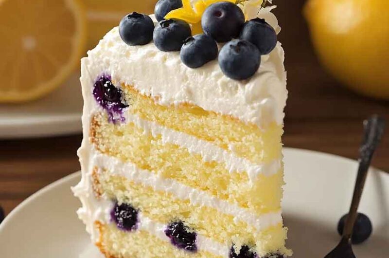 Lemon Blueberry Cake Recipe