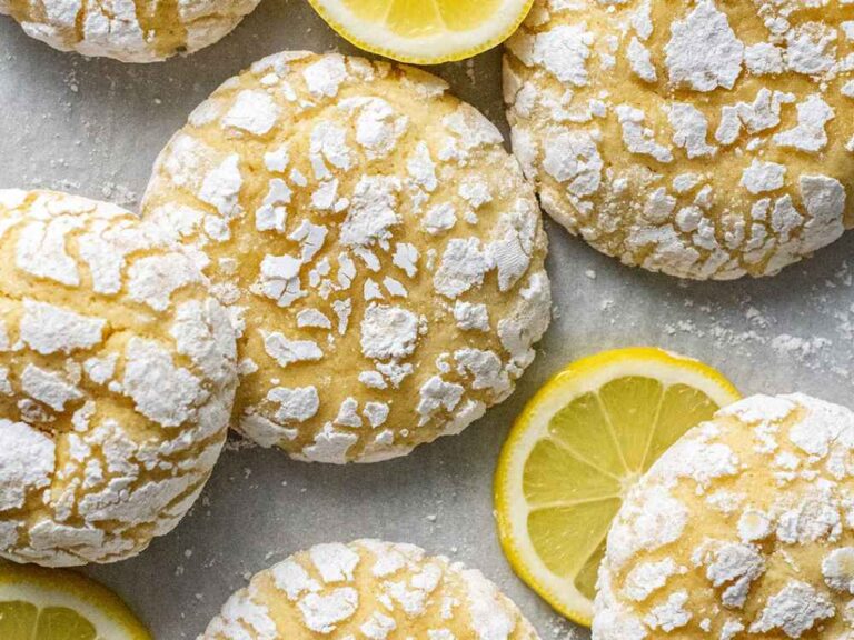 Lemon Crinkle Cookies