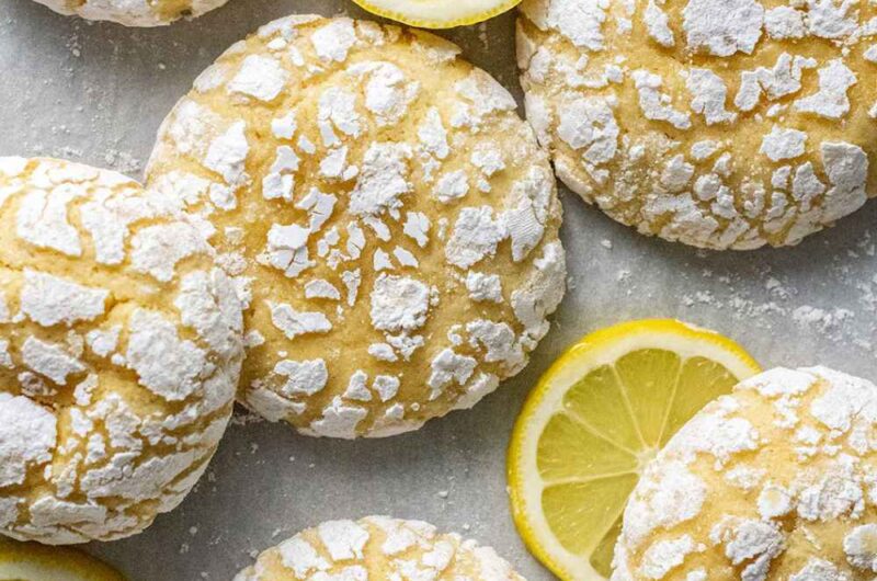 Lemon Crinkle Cookies Recipe