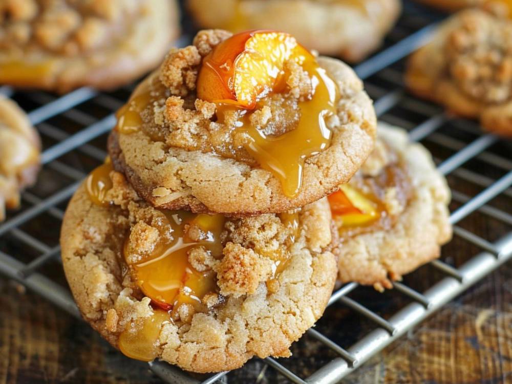 Peach Cobbler Cookies