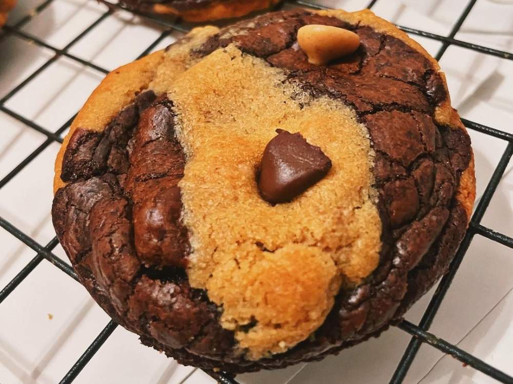 Peanut Butter Brownie Swirl Cookies