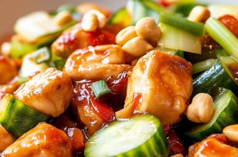 Sichuan-Style Kung Pao Chicken (Kong Bao Ji Ding) Recipe