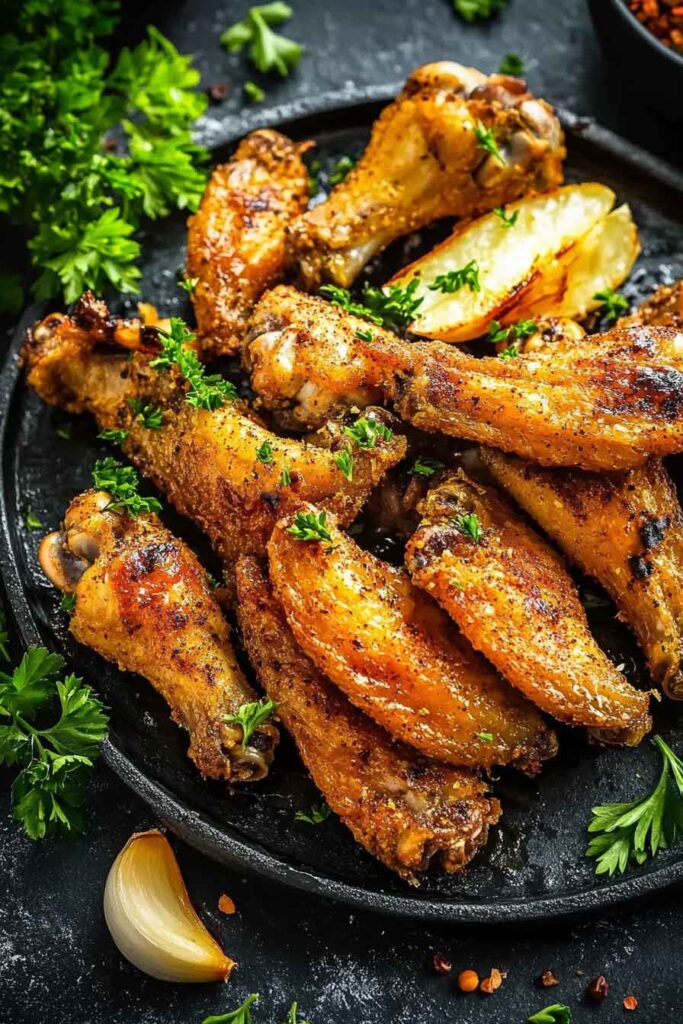 Perfectly Crispy Baked Chicken Wings Recipe