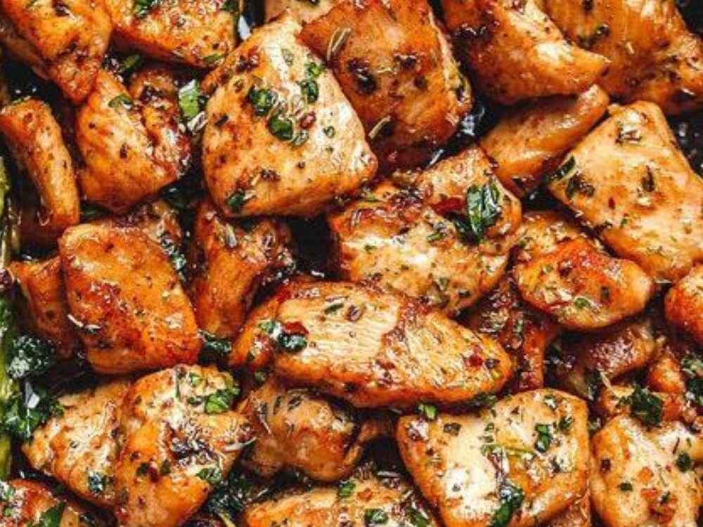 Garlic Butter Chicken Bites