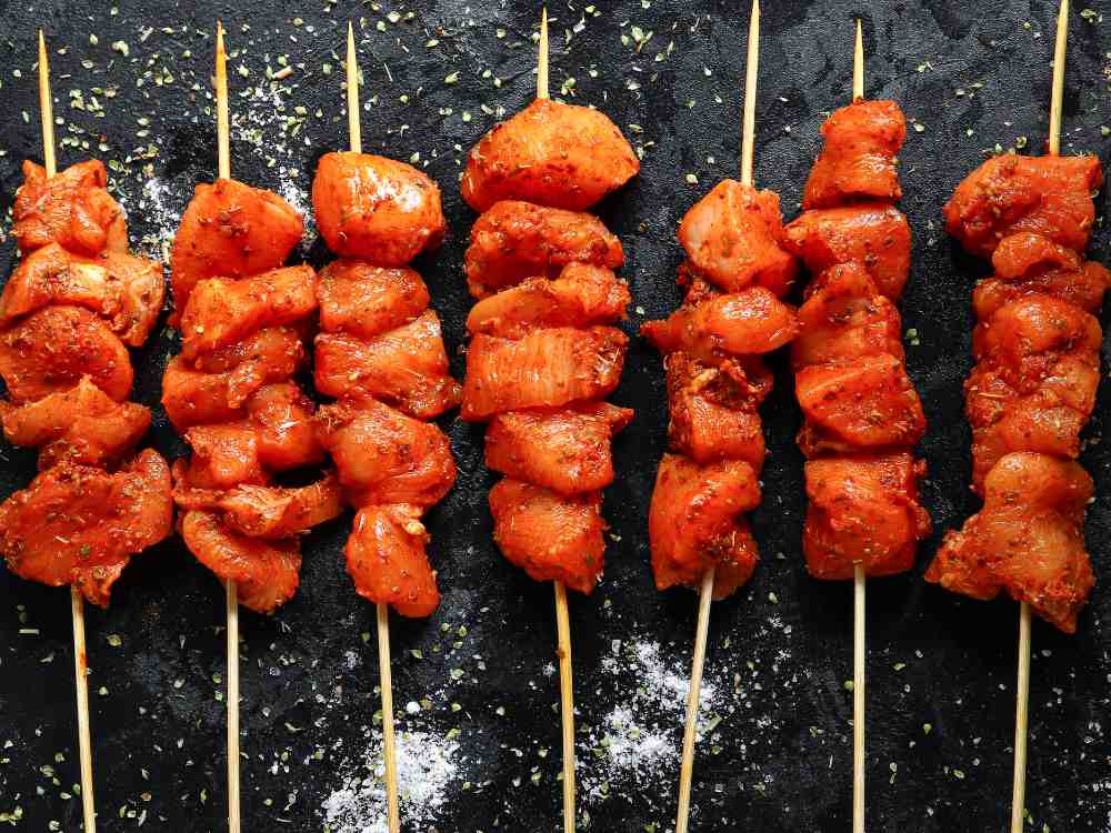 Korean Chicken Skewers