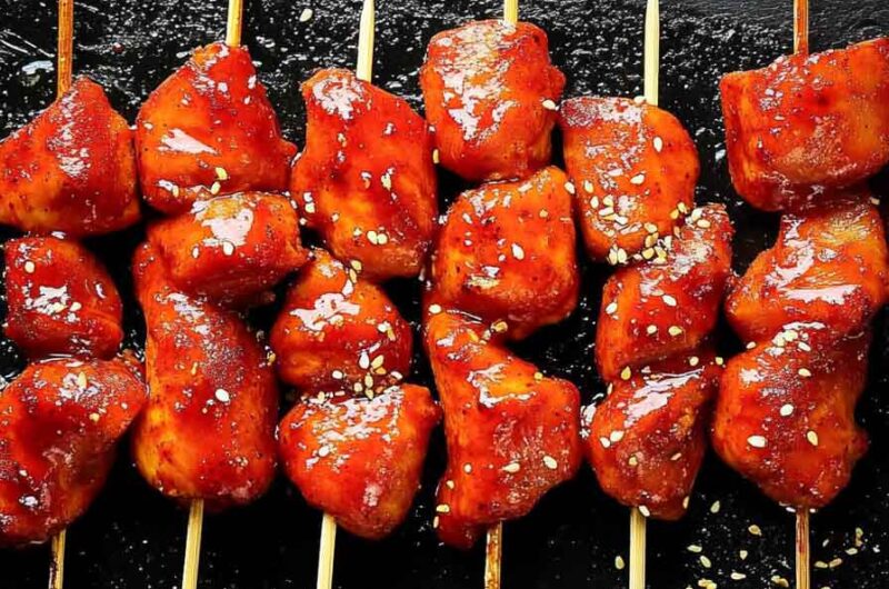 Korean Chicken Skewers (Dakkochi) Recipe