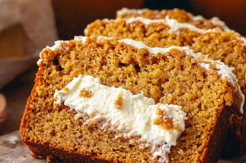 Cream Cheese-Filled Pumpkin Bread