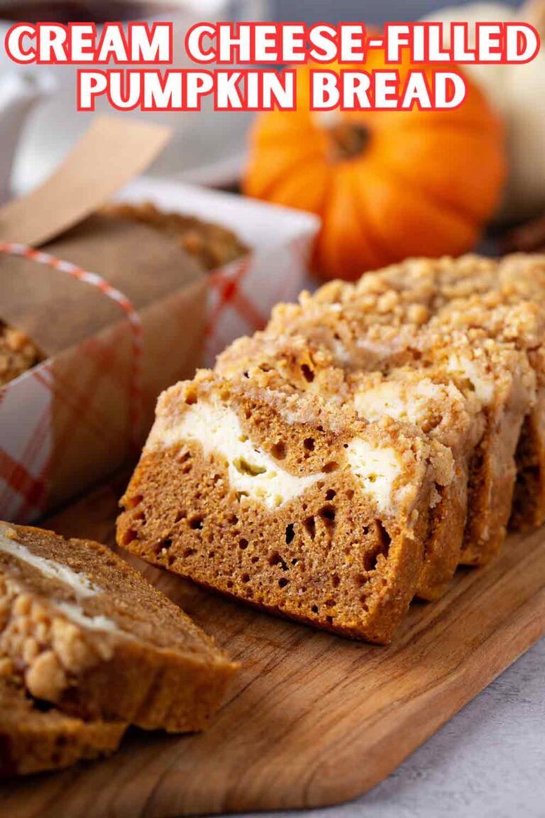 Cream Cheese-Filled Pumpkin Bread