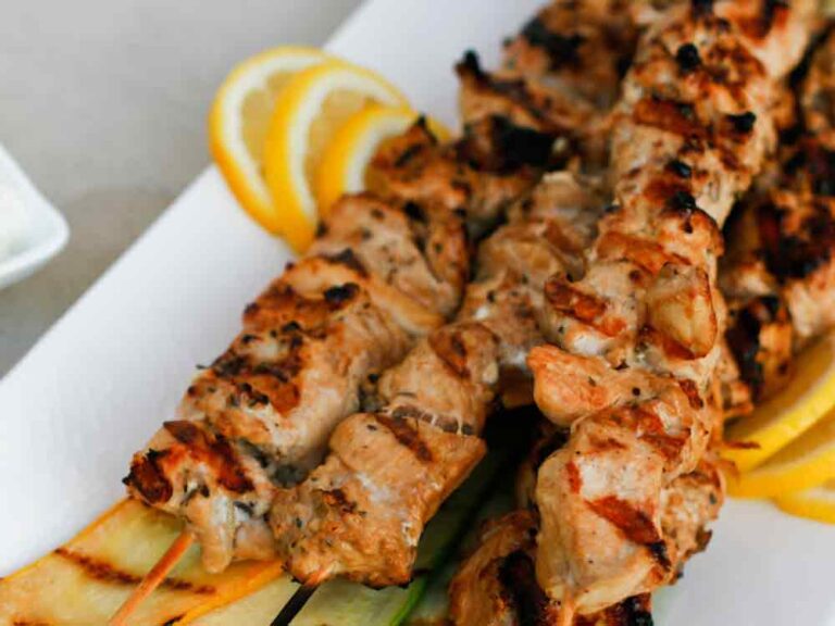 Honey Garlic Chicken Skewers