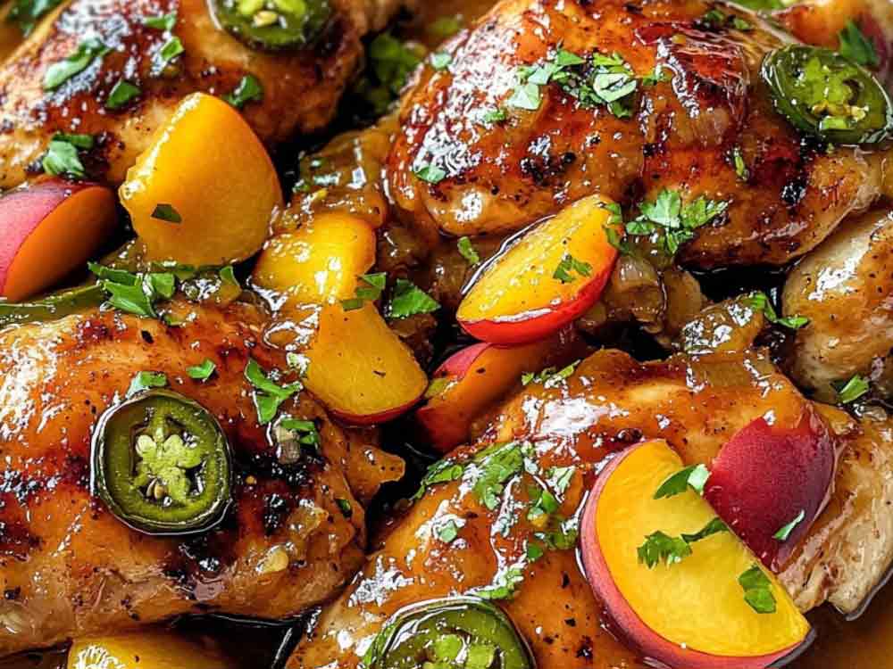 Jalapeno Peach Chicken