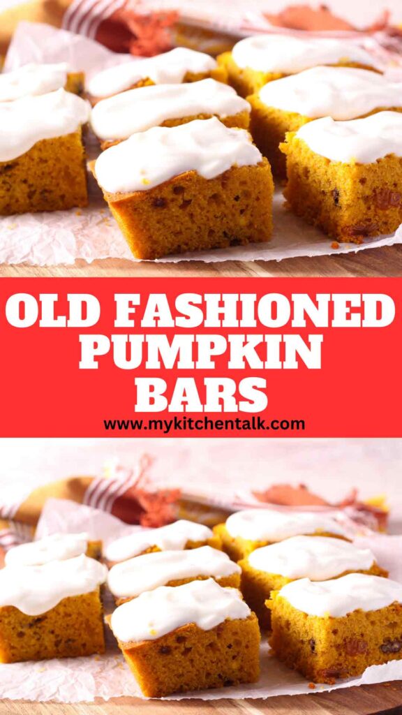 Pumpkin Bars