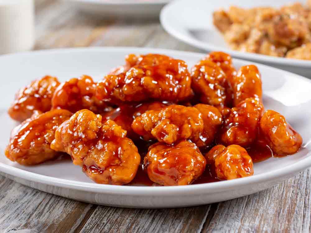 Sticky Garlic Chicken Bites