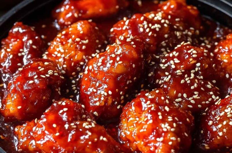 Sweet Spicy Sticky Chicken Recipe