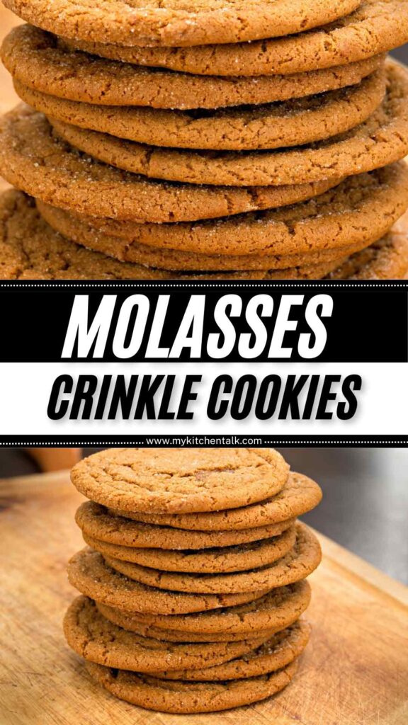 Molasses Crinkle Cookies Recipe