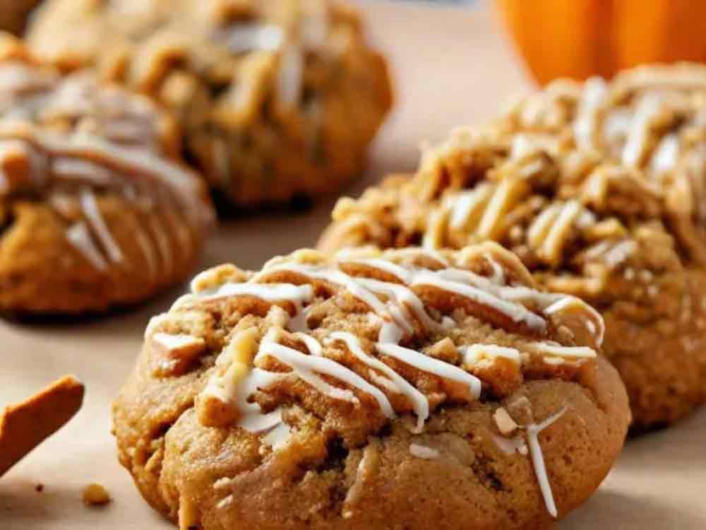 Pumpkin Coffee Cake Cookies