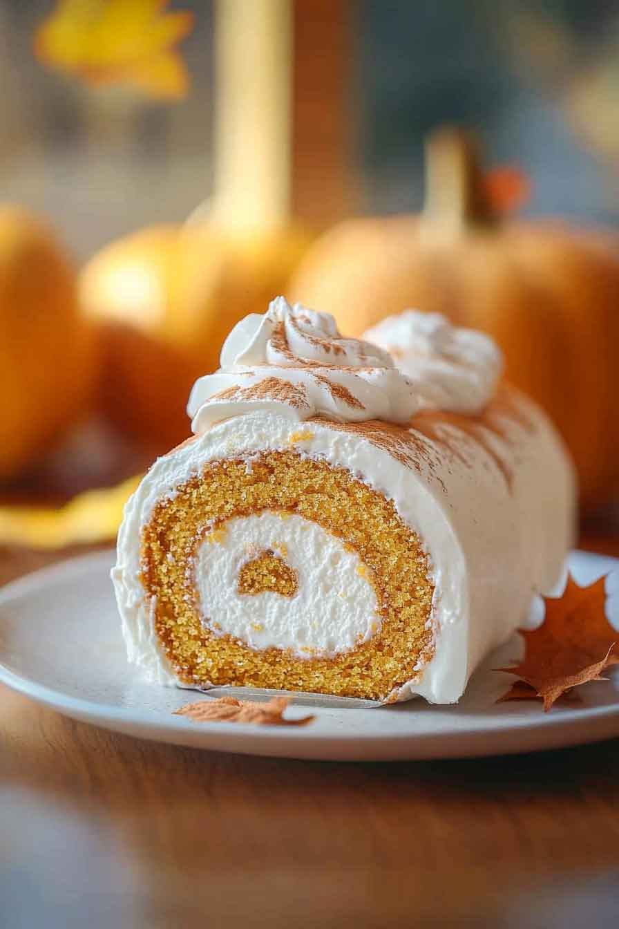Pumpkin Spice Cake Roll Recipe