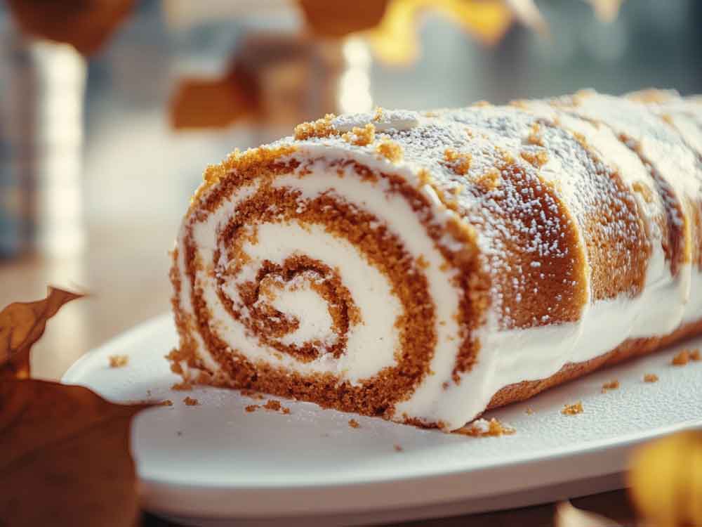 Pumpkin Spice Cake Roll