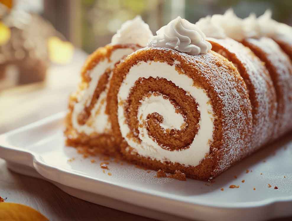 Pumpkin Spice Cake Roll