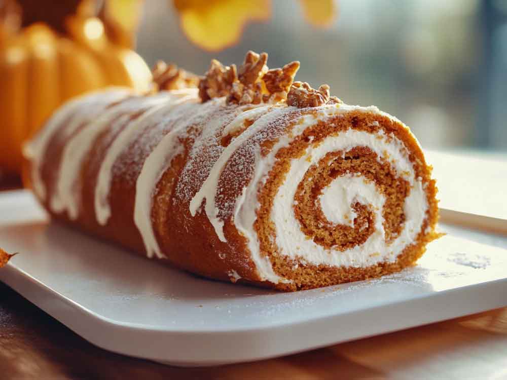 Pumpkin Spice Cake Roll