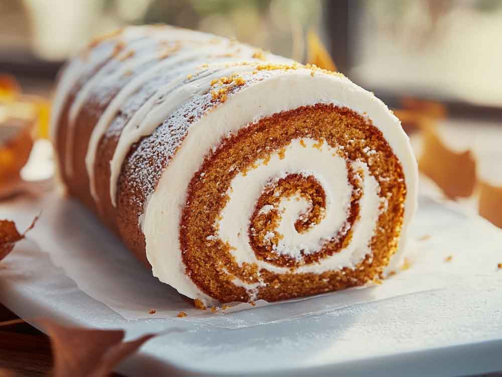 Pumpkin Spice Cake Roll