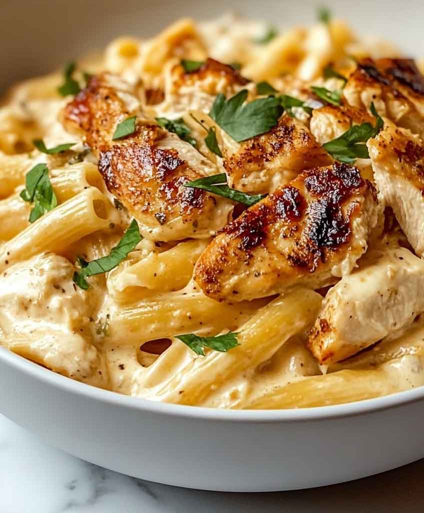 Easy Chicken Mozzarella Pasta Recipe