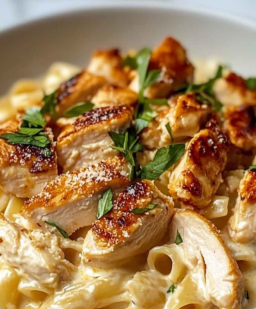 Easy Chicken Mozzarella Pasta Recipe