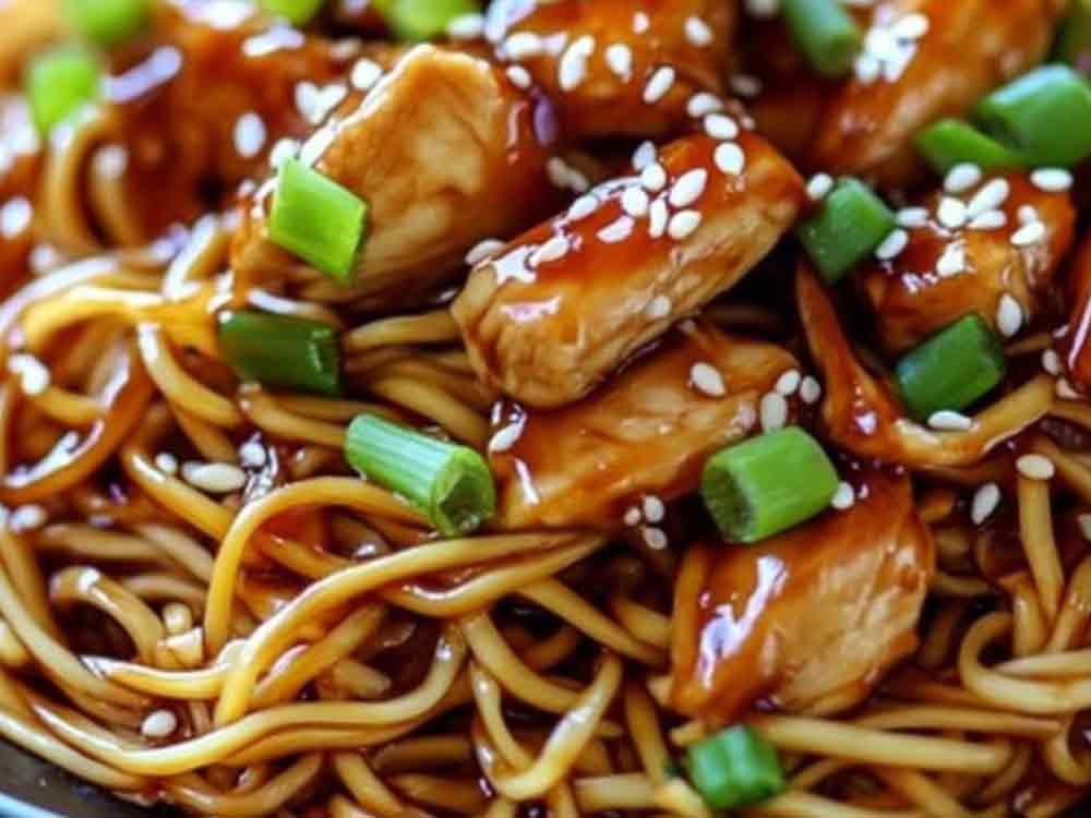 Chicken Teriyaki Noodles Recipe