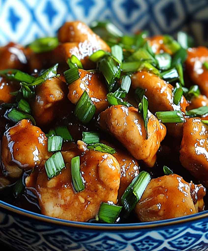 Easy Chinese Scallion Chicken