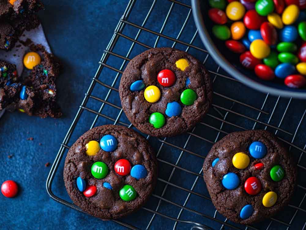 Chocolate M&M Cookies Recipe