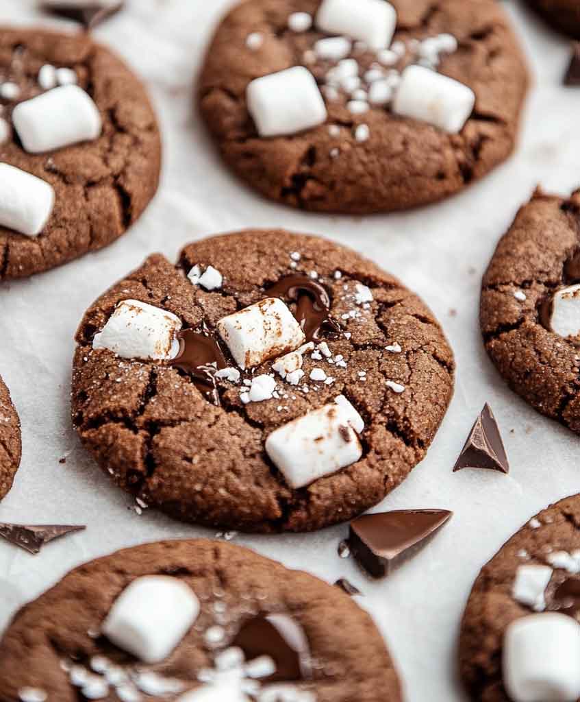 Easy Chocolate Marshmallow Cookies Recipe