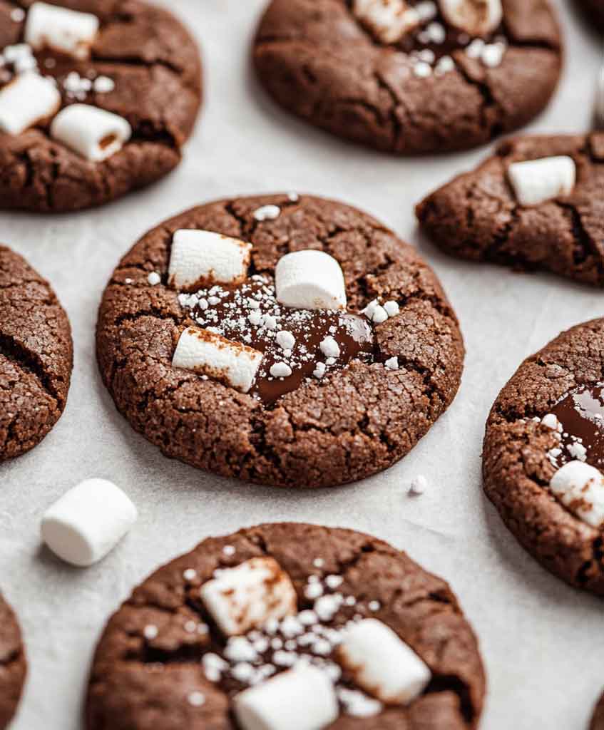 Easy Chocolate Marshmallow Cookies