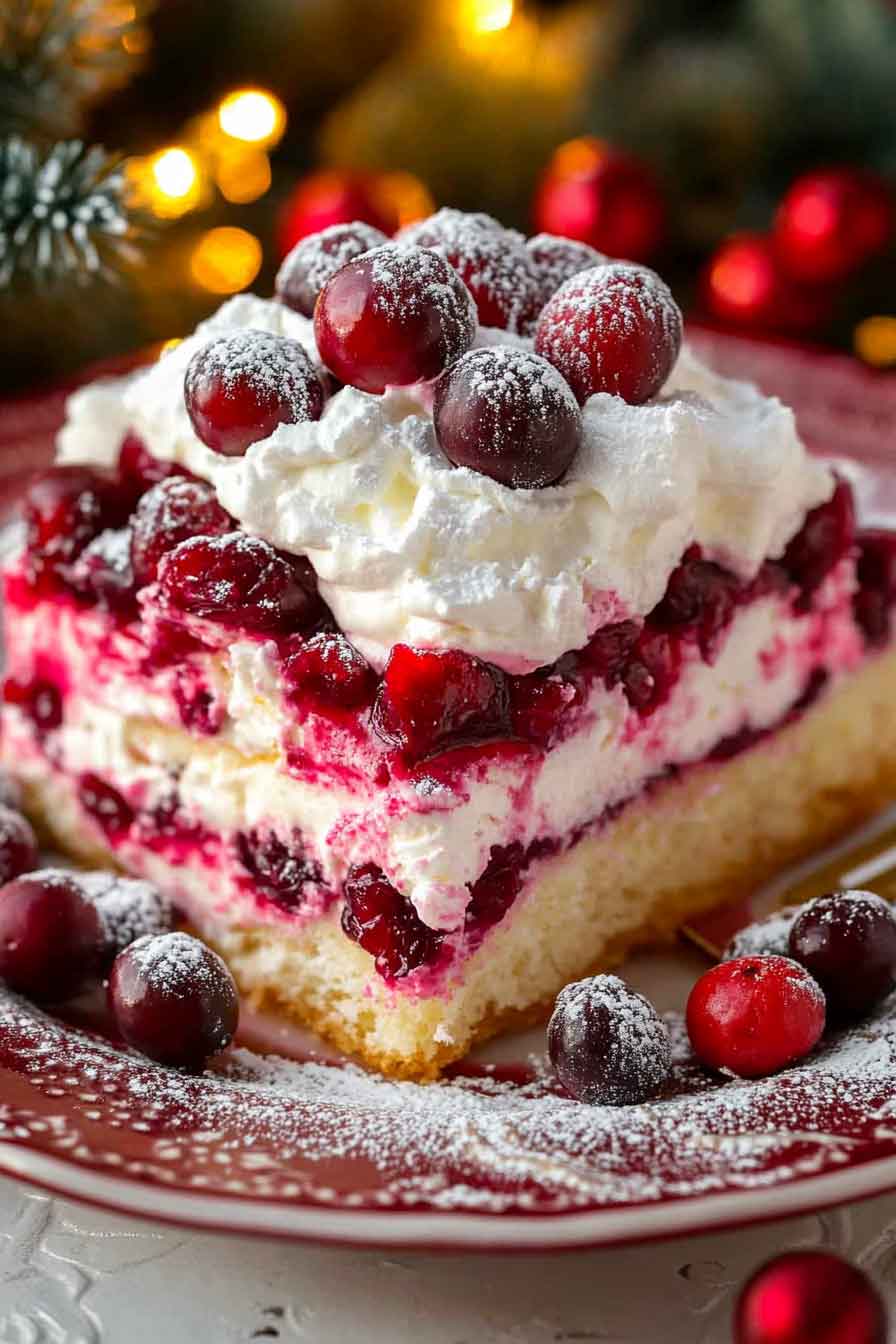 Christmas Cranberry Poke Cake Recipe: A Festive and Delicious Holiday Dessert