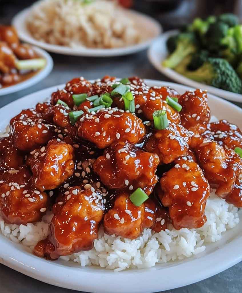 Easy Crispy Chinese Honey Garlic Chicken