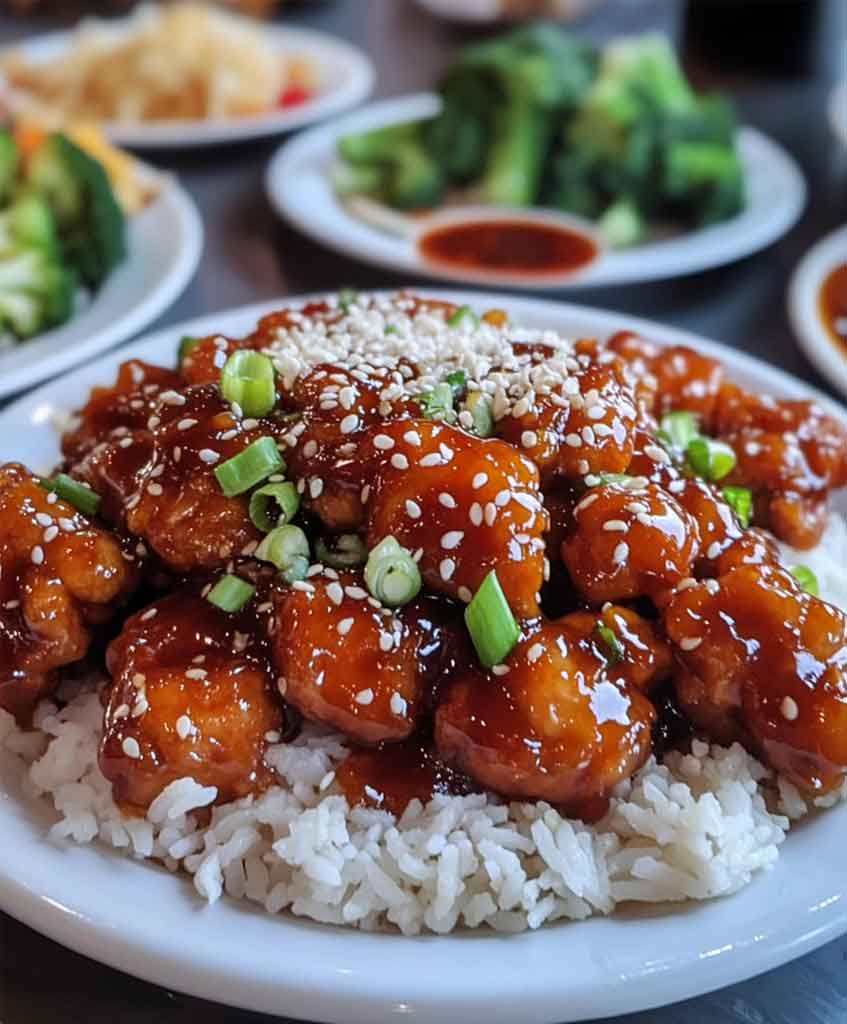 Easy Crispy Chinese Honey Garlic Chicken Recipe