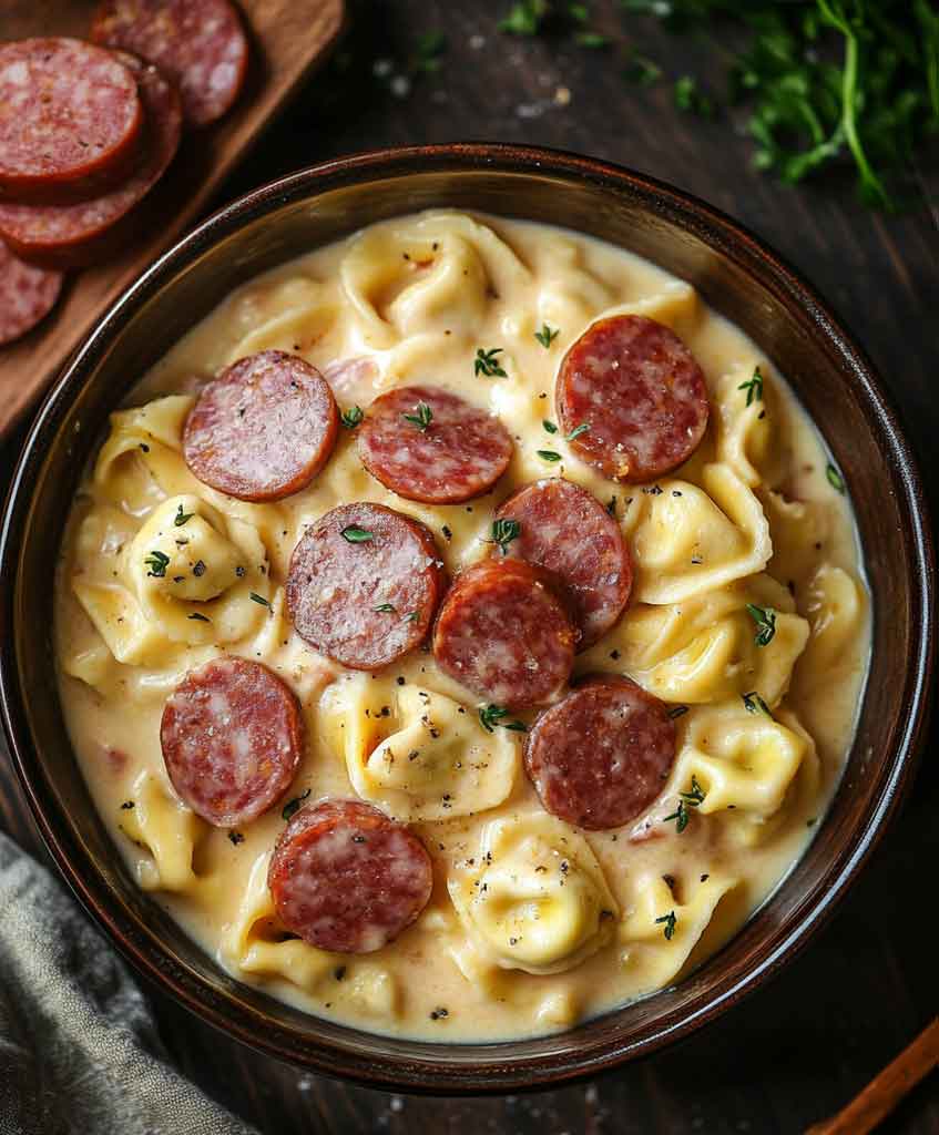 Crockpot Pierogi Casserole with Kielbasa Recipes