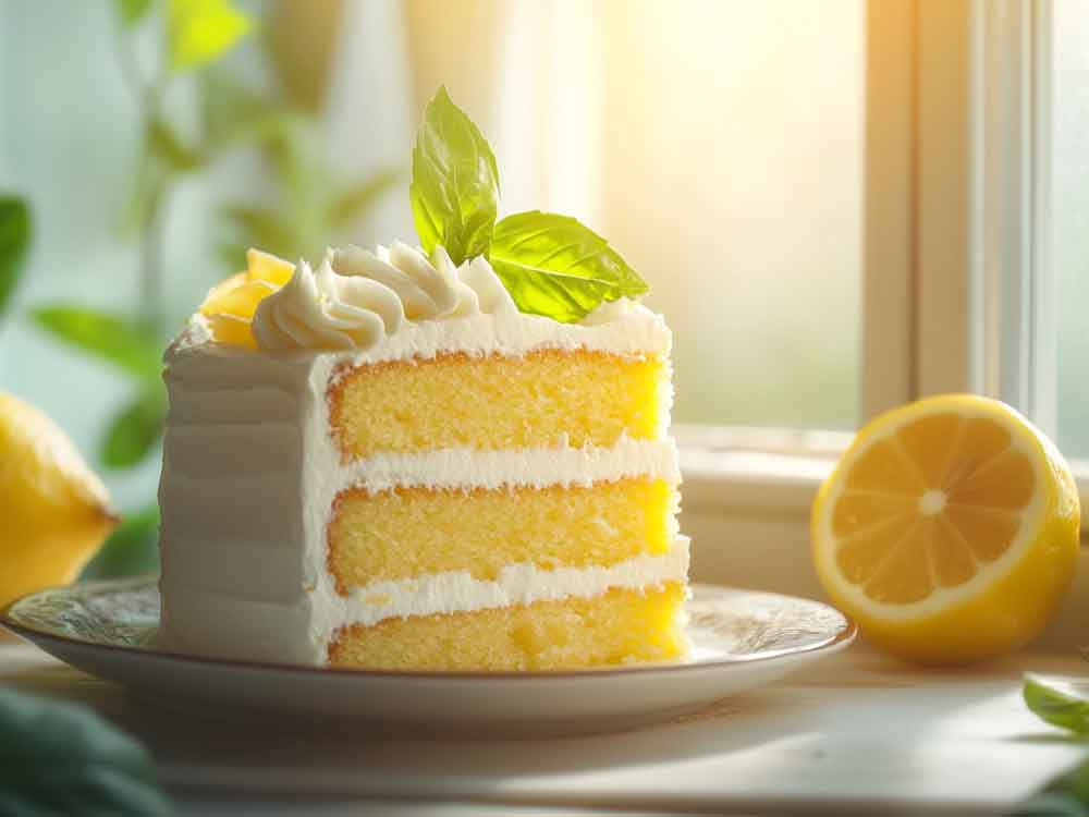 Italian Lemon Cream Cake 