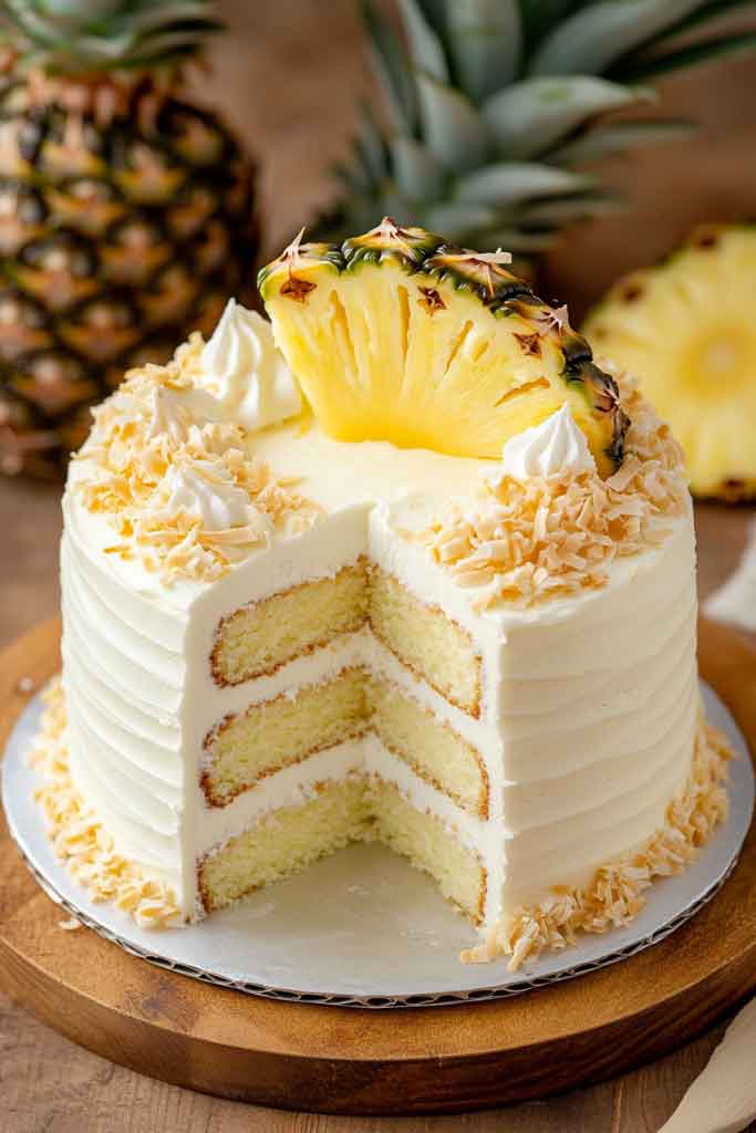 Pineapple Coconut Cake