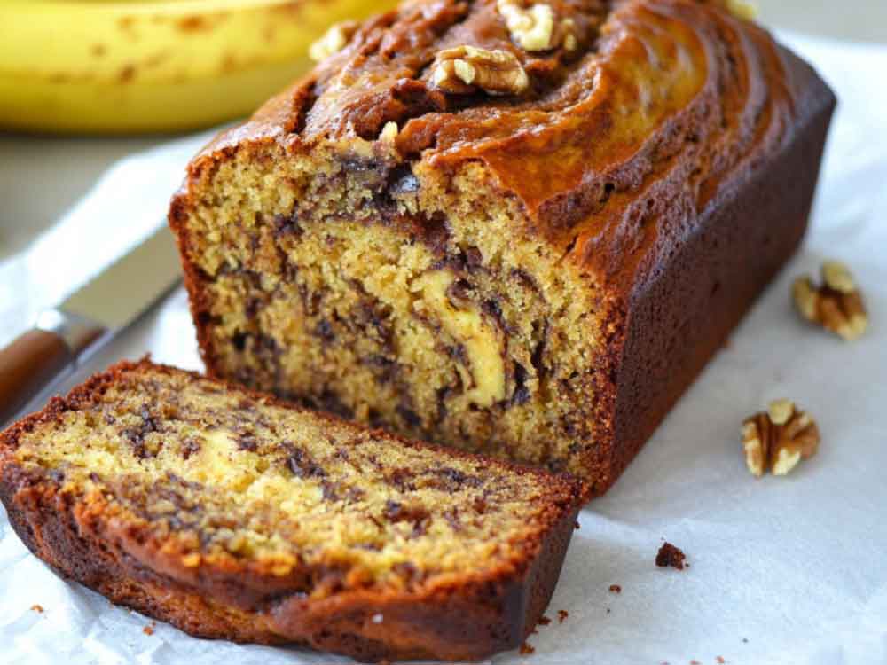 Easy Pumpkin Banana Bread 