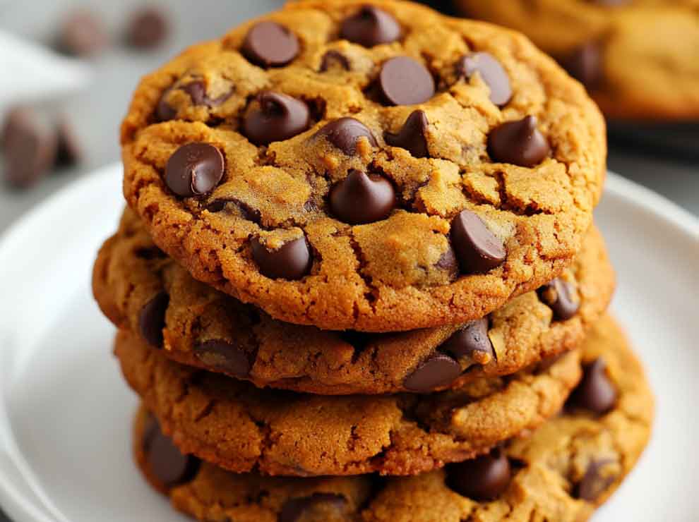 Easy Pumpkin Chocolate Chip Cookies Recipe