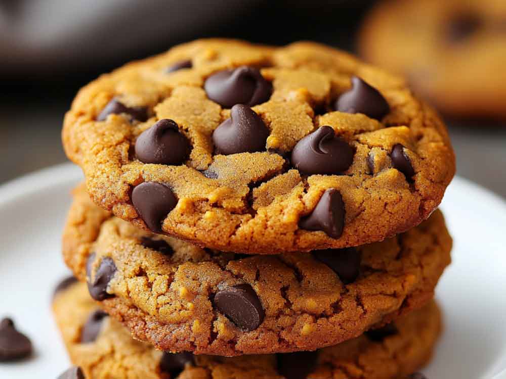 Easy Pumpkin Chocolate Chip Cookies Recipe