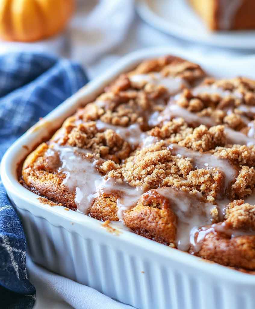 Pumpkin Crumb Cake Recipe