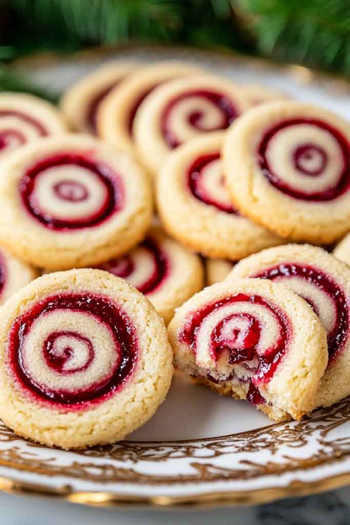 Raspberry Swirl Cookie