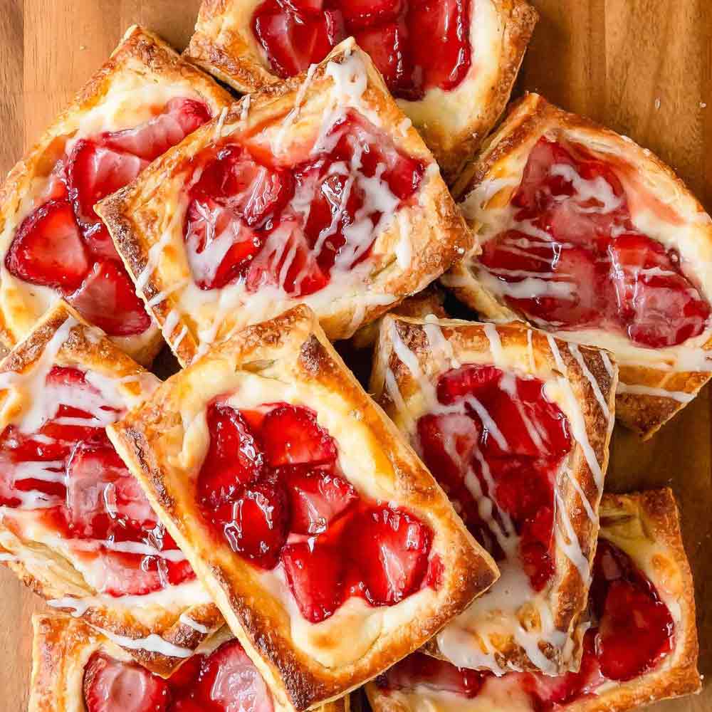 Easy Strawberry Danish Recipes