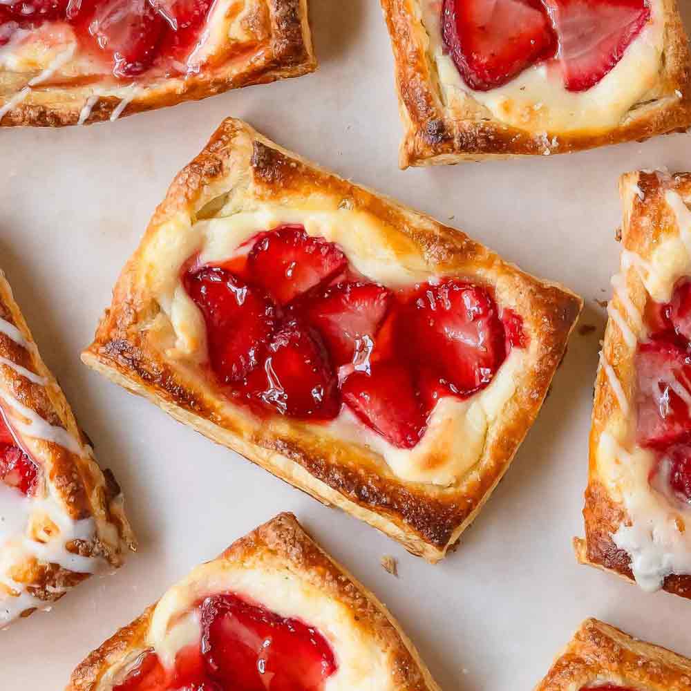 Easy Strawberry Danish Recipe