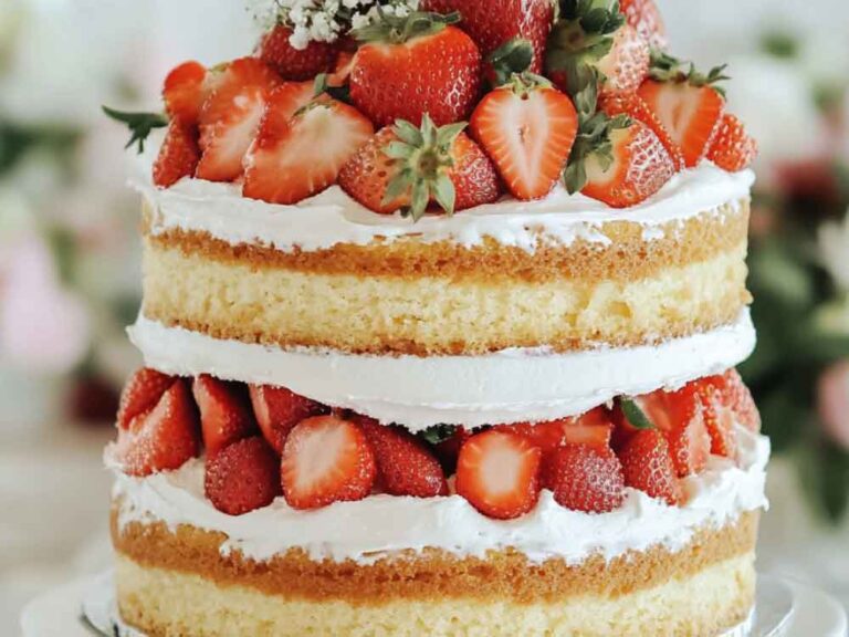 Strawberry Shortcake Layer Cake