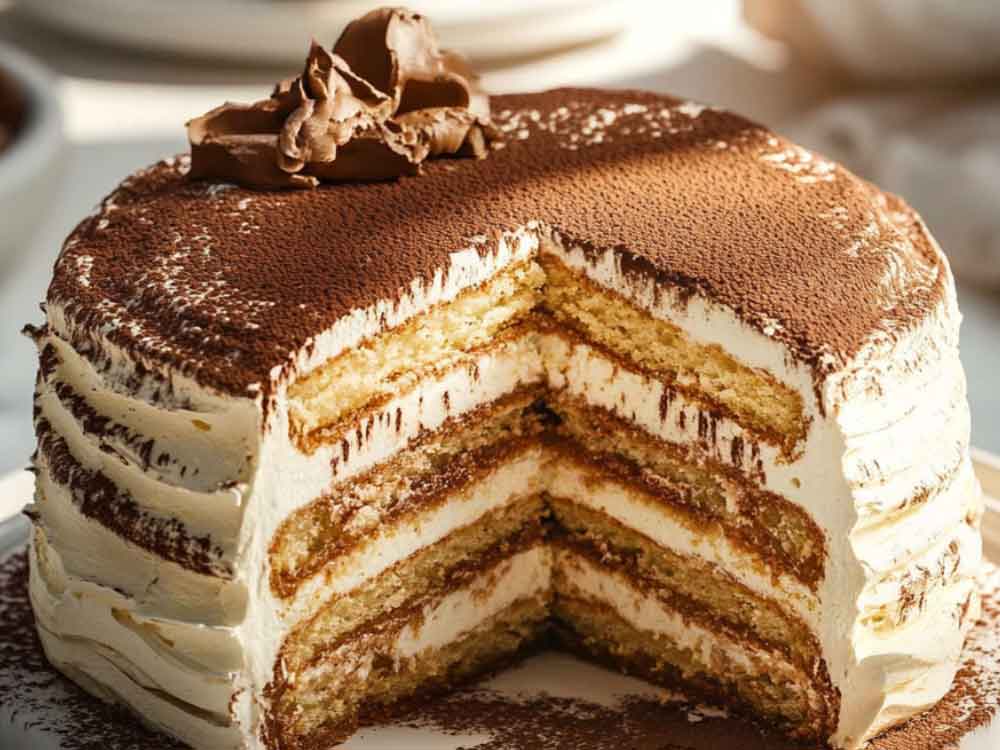 Tiramisu Layer Cake